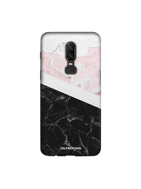 

CelfieDesign Black & Pink Printed Sustainable OnePlus 6 Back cover