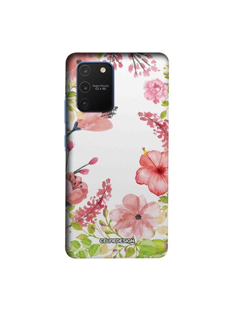 

CelfieDesign White & Pink Aquarelle Gardens Printed Samsung Galaxy S10 Lite Back Cover