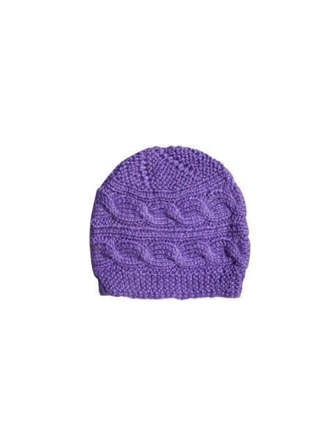 

Bodh Design Unisex Purple Solid Beanie