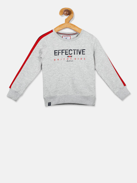 

Monte Carlo Boys Grey Printed Sweatshirt