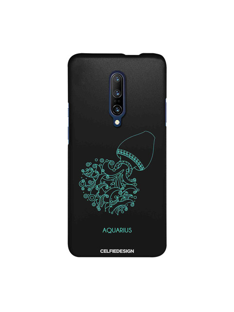 

CelfieDesign Black & Green Aquarius Zodiac OnePlus 7 Pro Back Cover