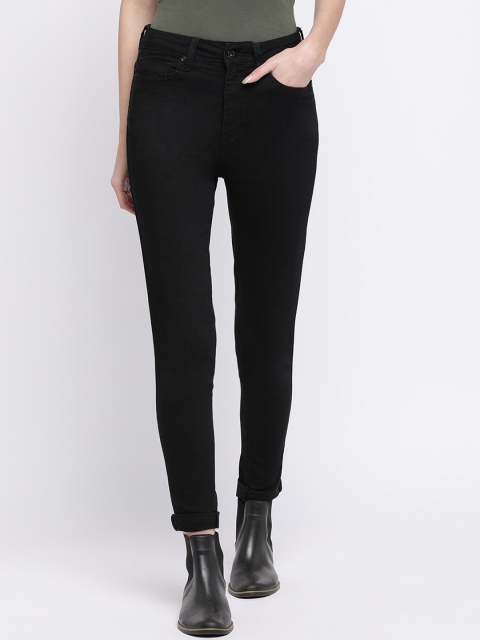 

Pepe Jeans Women Black Super Skinny Fit Jeans