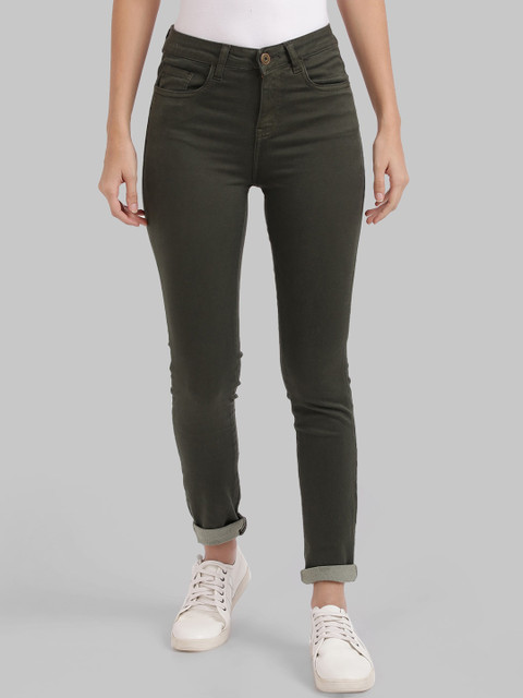 

Parx Women Green Regular Fit Mid-Rise Clean Look Jeans