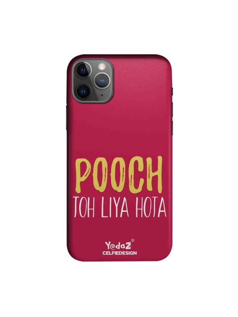 

CelfieDesign Pink & Yellow Pooch Toh Liya Hota Apple iPhone 11 Pro Sustainable Back Cover