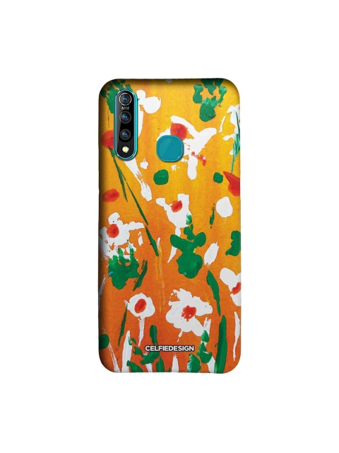 

CelfieDesign Unisex Yellow & Brown Blooming Yellow Sustainable Vivo Z1 Pro Back Case