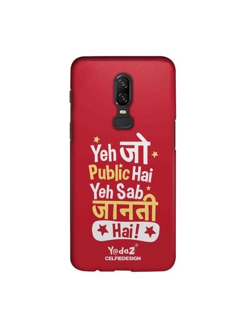 

CelfieDesign Pink & White Yeh Jo Public Hai OnePlus 6 Sustainable Back Cover