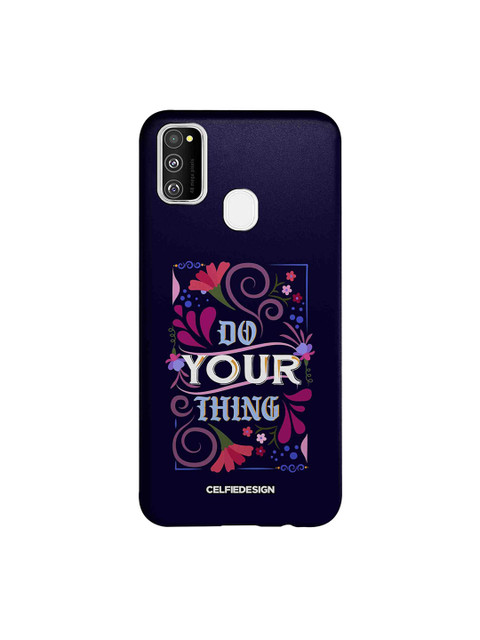 

CelfieDesign Blue & Pink Do Your Thing Samsung Galaxy M30S Sustainable Back Case