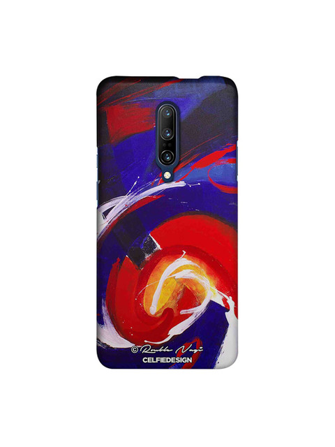 

CelfieDesign Blue & Red Abstract Printed OnePlus 7 Pro Back Case