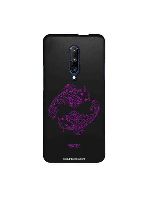 

CelfieDesign Black & Purple Quirky Pisces OnePlus 7 Pro Back Cover