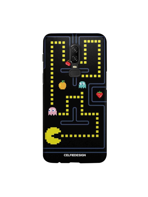 

CelfieDesign Black & Yellow Pacman OnePlus 6 Sustainable Back Cover