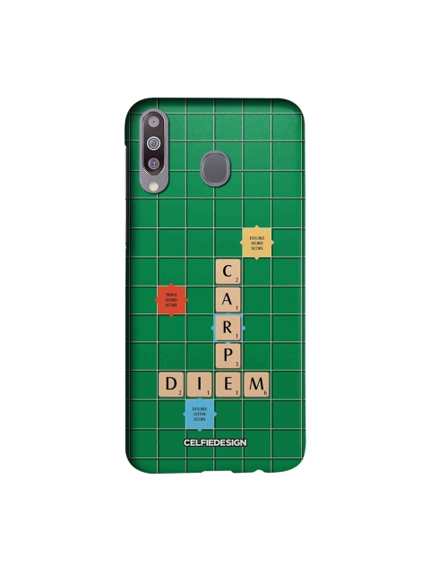 

CelfieDesign Unisex Green Scrabble Game Samsung Galaxy M30 Back Case