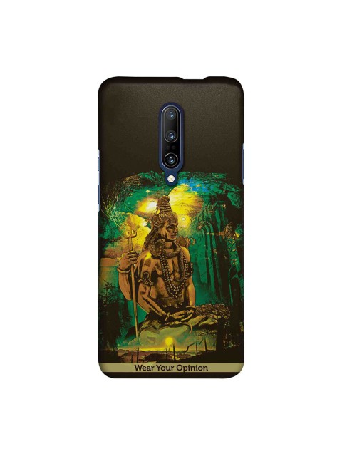

CelfieDesign Brown & Green Lord Shiva OnePlus 7 Pro Back Cover