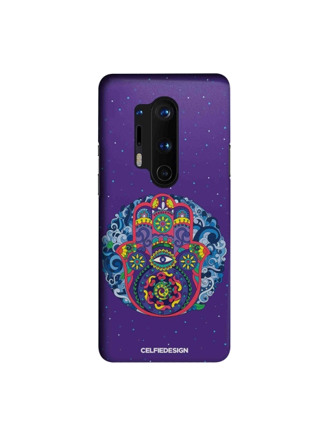 

CelfieDesign Purple & Red Humsa Mandala OnePlus 8 Pro Sustainable Back Cover