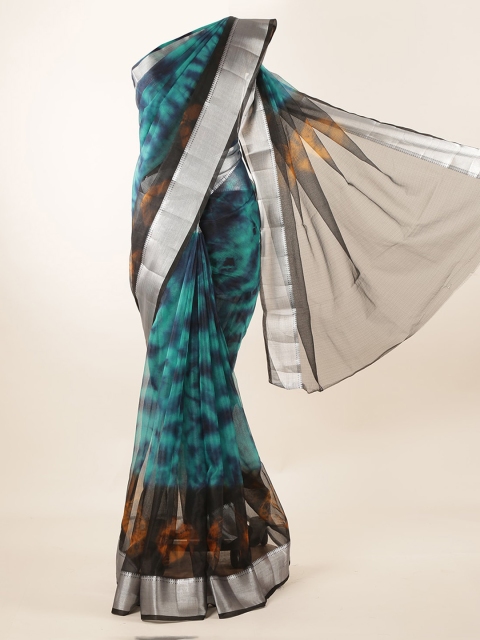 

Pothys Green Woven Design Saree