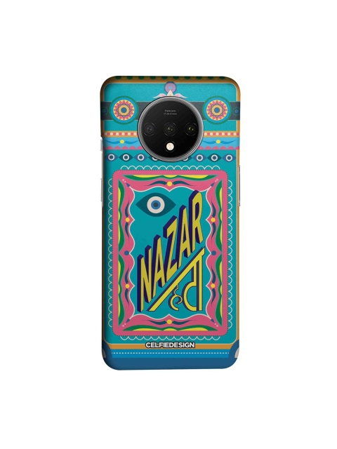 

CelfieDesign Blue & Pink Nazar Hata OnePlus 7T Sustainable Back Cover