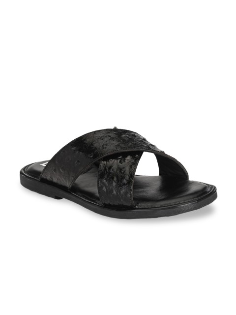 

BUCIK Men Black Comfort Sandals