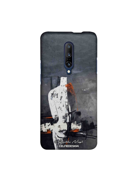 

CelfieDesign Grey & White Abstract Printed Sustainable OnePlus 7 Pro Back Case