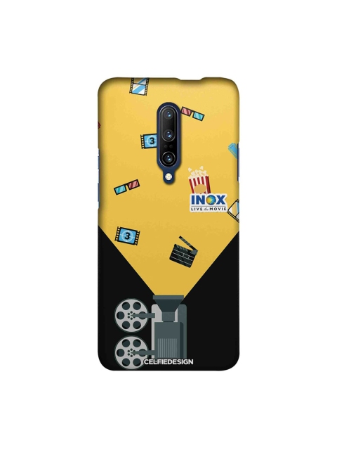 CelfieDesign Yellow & Black Quirky Inox Cinema OnePlus 7 Pro Back Cover