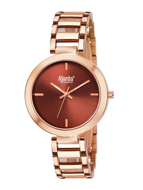 

Ajanta Women Rose Gold & Red Analogue Watch Ajanta_AWC043MSL/BRR/R