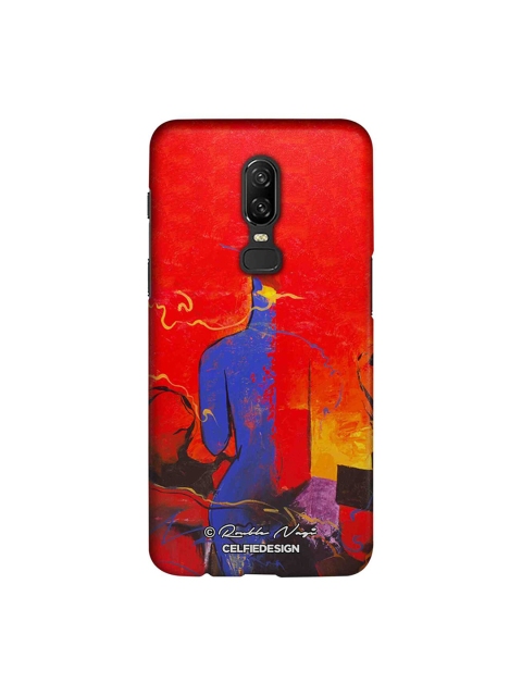 

CelfieDesign Red & Blue Building a Mystery OnePlus 6 Sustainable Back Cover