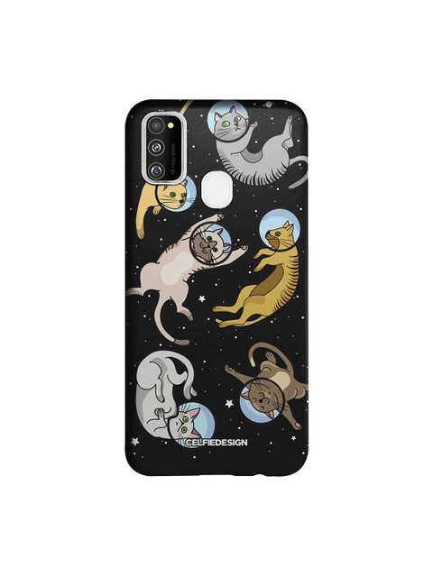 

CelfieDesign Unisex Black Cat In Space Sustainable Samsung Galaxy M30S Back case