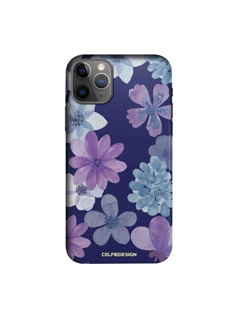 

CelfieDesign Purple & Blue Flowers Iris Apple iPhone 11 Pro Sustainable Back Cover