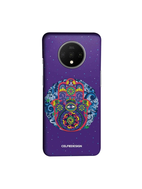 

CelfieDesign Purple & Blue Humsa Mandala OnePlus 7T Back Cover