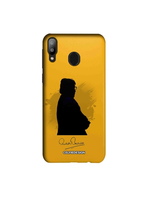 

CelfieDesign Yellow & Black BB With Signature Samsung Galaxy M20 Mobile Back Cover