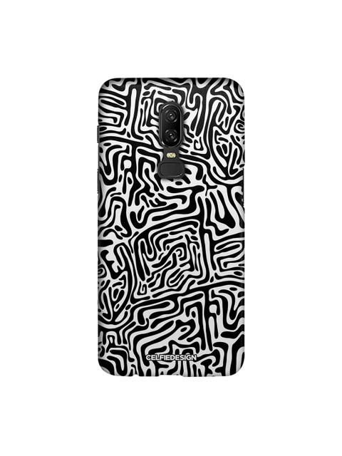 

CelfieDesign Black & White Maze Abstract OnePlus 6 Sustainable Back Cover