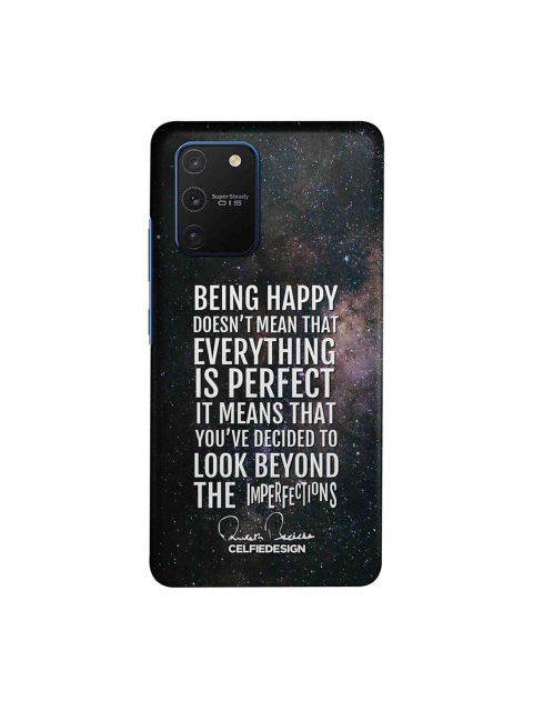 

CelfieDesign Teal Blue & White Samsung Galaxy S10 Lite Back Cover