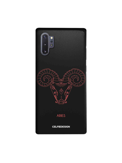 

CelfieDesign Black & Pink Aries Zodiac Samsung Galaxy Note10 Plus Sustainable Back Cover