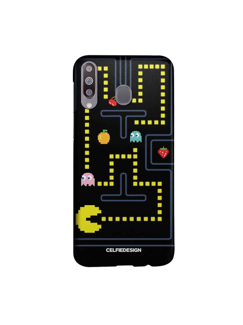 

CelfieDesign Black & Yellow Pacman Samsung Galaxy M30 Sustainable Back Cover