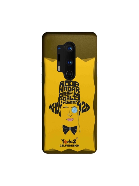 

CelfieDesign Yellow & Black Kholi Number 420 OnePlus 8 Pro Sustainable Back Cover
