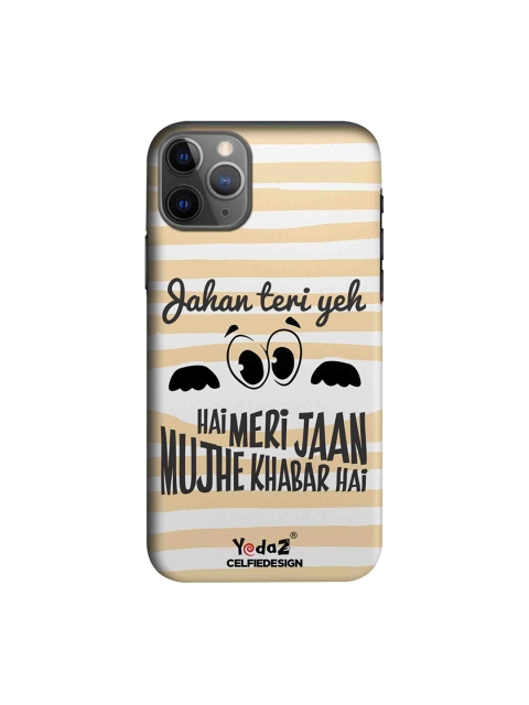 

CelfieDesign Off-White & Beige Jahan Teri iPhone 11 Pro Sustainable Back Case