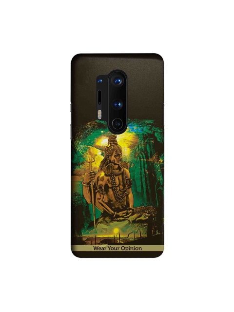 

CelfieDesign Brown & Green Lord Shiva Printed OnePlus 8 Pro Sustainable Back Cover