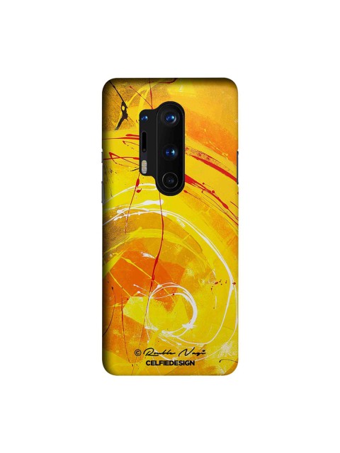 

CelfieDesign Yellow & Orange Sun Flower Rouble Nagi Quirky Sustainable OnePlus 8 Pro Back Cover