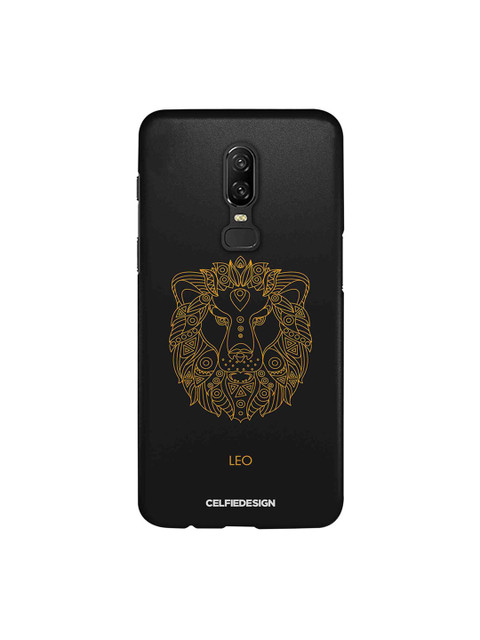 

CelfieDesign Black & Yellow Leo Zodiac OnePlus 6 Sustainable Back Cover