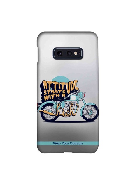 

CelfieDesign Grey & Yellow Samsung Galaxy S10E Wear Your Opinion Back Cover