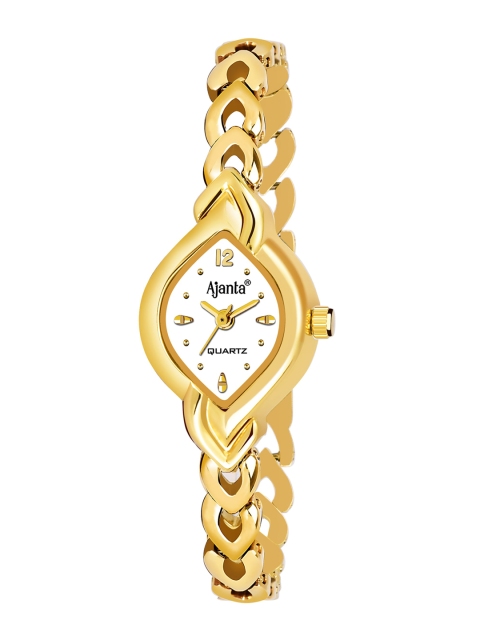 

Ajanta Women Gold-Toned & White Analogue Watch Ajanta_AWC402MRL/2