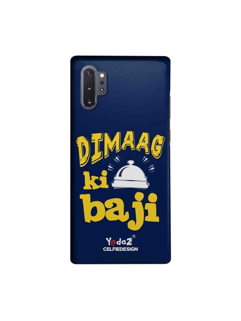 

CelfieDesign Navy Blue & Yellow Dimaag Ka Ghanti Bajne Laga Printed Samsung Galaxy Note10 Plus Sustainable Back Cover