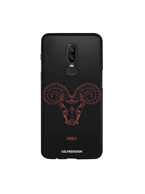 

CelfieDesign Black & Pink Aries Zodiac OnePlus 6 Sustainable Back Cover