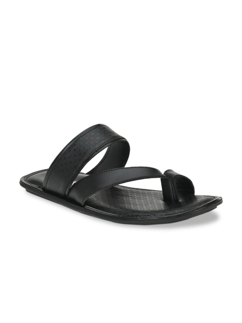 

BUCIK Men Black Comfort Sandals
