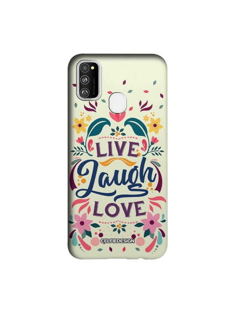

CelfieDesign Unisex Off White Live Love Laugh Samsung Galaxy M30S Back Case