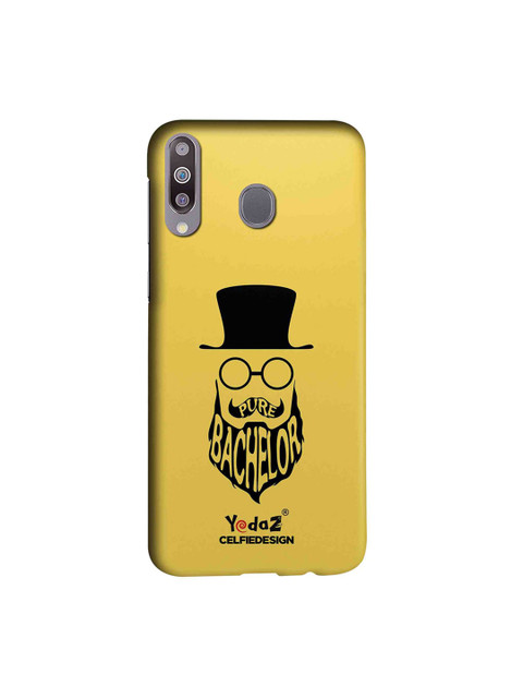 

CelfieDesign Yellow & Black Pure Bachelor Samsung Galaxy M30 Back Cover