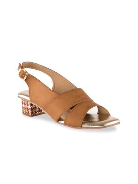 Kraft Cellar Women Brown Solid Block Heels