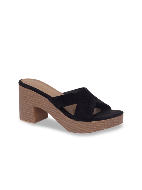 

Inc 5 Women Black Solid Sandals