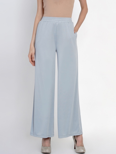 

Texco Women Grey Regular Fit Solid Culottes