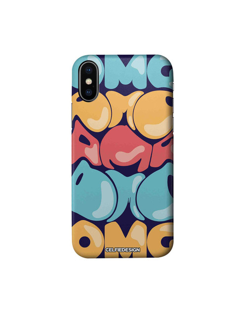 

CelfieDesign Blue & Yellow OMG iPhone X Sustainable Case