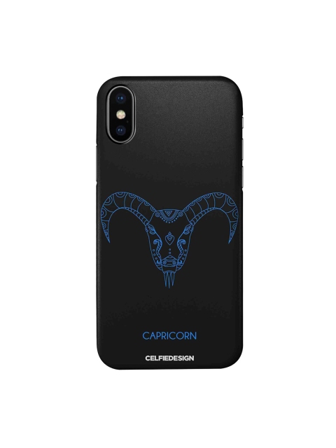

CelfieDesign Black & Blue Capricorn Zodiac iPhone X Sustainable Case