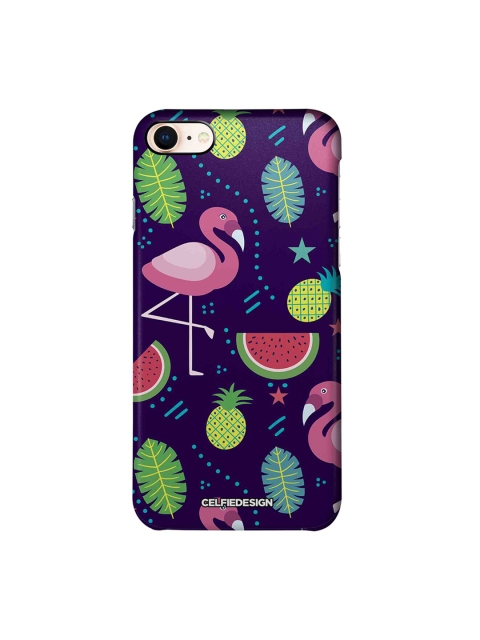 

CelfieDesign Purple & Pink Flamingo iPhone 8 Sustainable Case